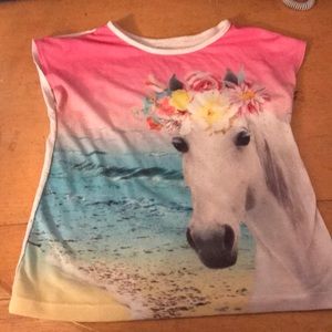 Short sleeve unicorn shirt